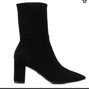 Stuart Weitzman Landry 75 sock booties